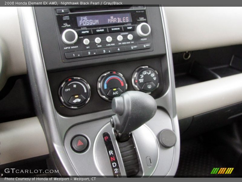 Nighthawk Black Pearl / Gray/Black 2008 Honda Element EX AWD