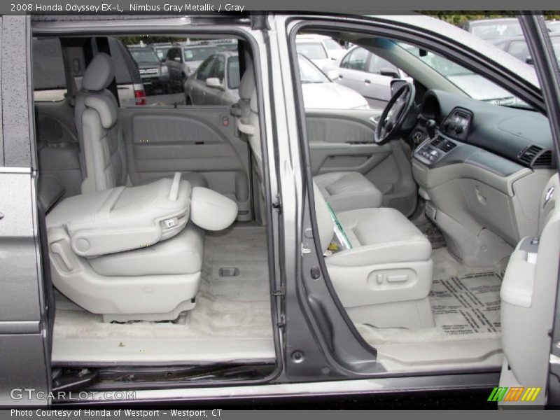 Nimbus Gray Metallic / Gray 2008 Honda Odyssey EX-L