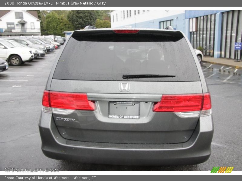 Nimbus Gray Metallic / Gray 2008 Honda Odyssey EX-L