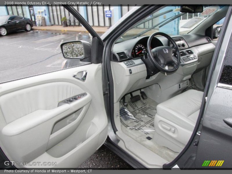 Nimbus Gray Metallic / Gray 2008 Honda Odyssey EX-L