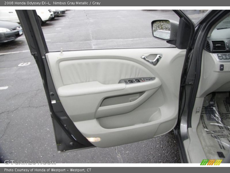 Nimbus Gray Metallic / Gray 2008 Honda Odyssey EX-L