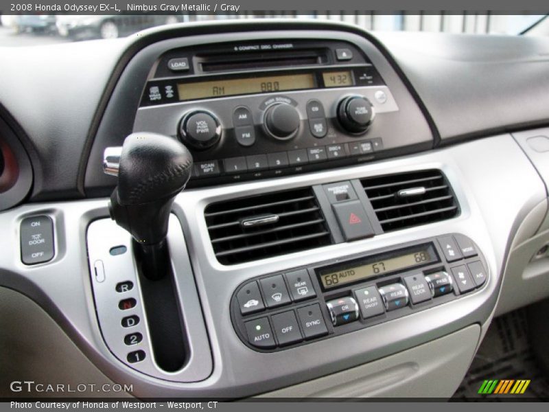 Nimbus Gray Metallic / Gray 2008 Honda Odyssey EX-L