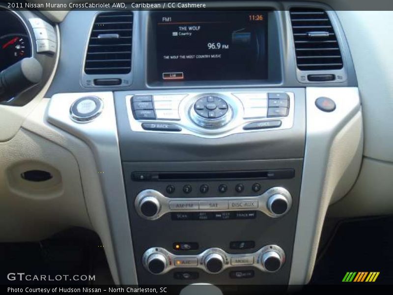 Controls of 2011 Murano CrossCabriolet AWD