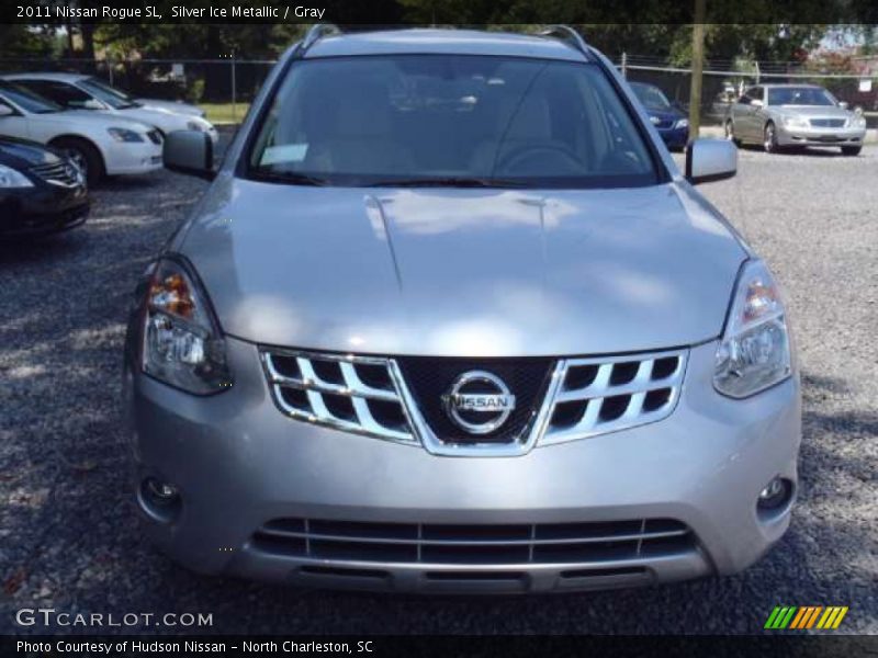 Silver Ice Metallic / Gray 2011 Nissan Rogue SL