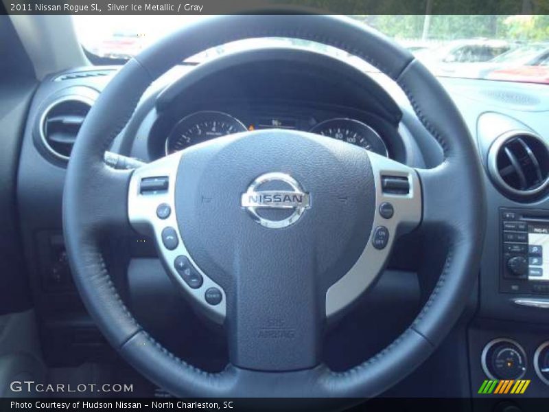 Silver Ice Metallic / Gray 2011 Nissan Rogue SL