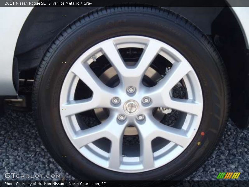 Silver Ice Metallic / Gray 2011 Nissan Rogue SL