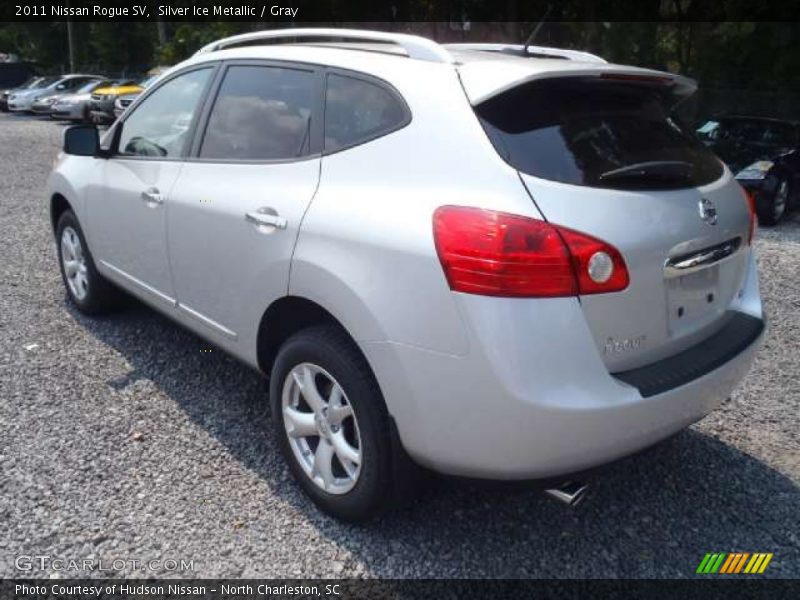 Silver Ice Metallic / Gray 2011 Nissan Rogue SV