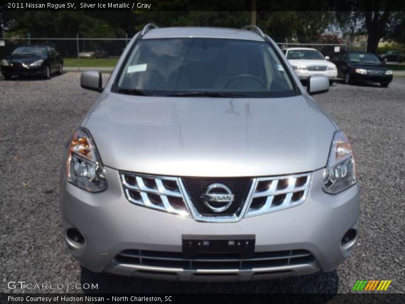 Silver Ice Metallic / Gray 2011 Nissan Rogue SV