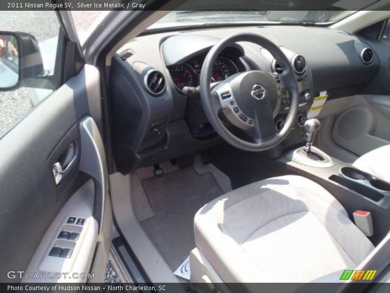Silver Ice Metallic / Gray 2011 Nissan Rogue SV