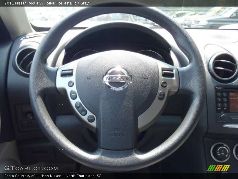 Silver Ice Metallic / Gray 2011 Nissan Rogue SV
