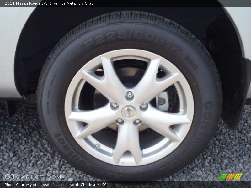 Silver Ice Metallic / Gray 2011 Nissan Rogue SV