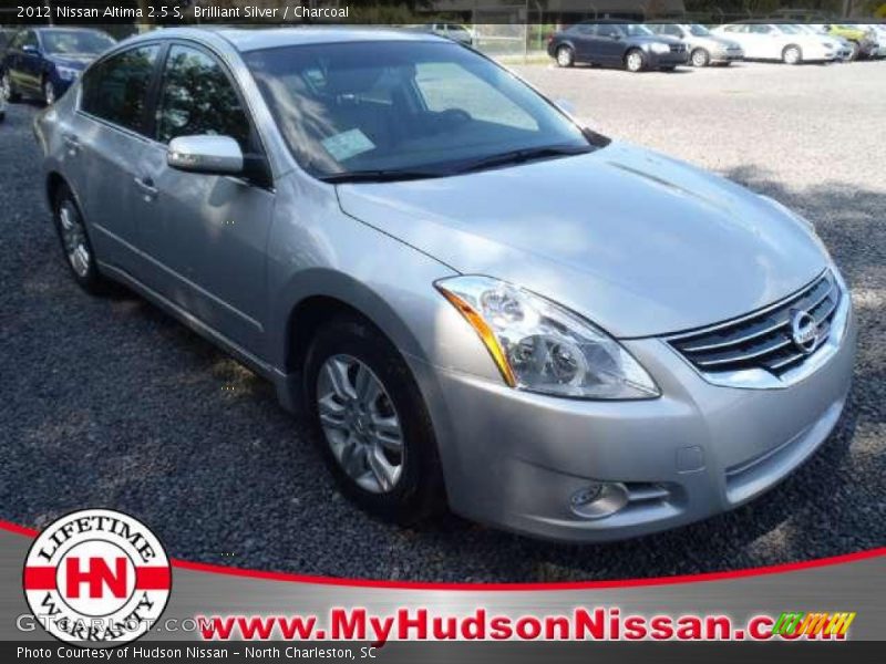 Brilliant Silver / Charcoal 2012 Nissan Altima 2.5 S