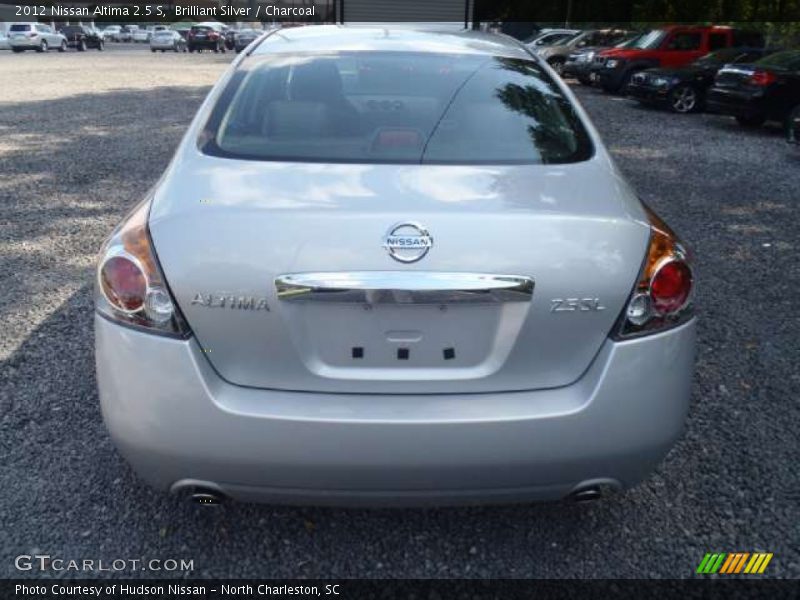 Brilliant Silver / Charcoal 2012 Nissan Altima 2.5 S