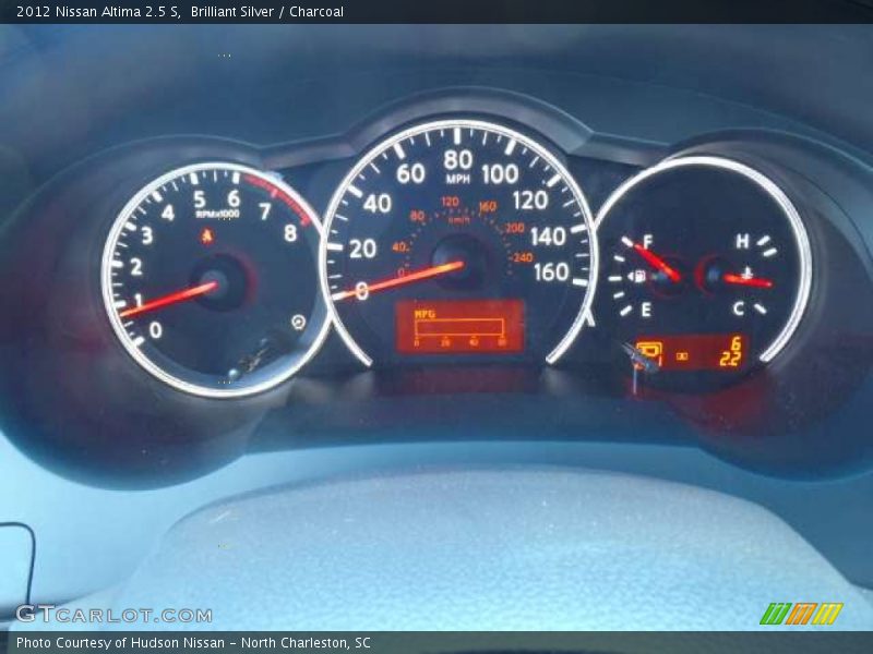 Brilliant Silver / Charcoal 2012 Nissan Altima 2.5 S