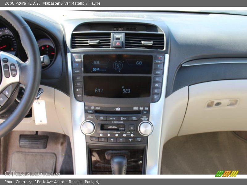 Alabaster Silver Metallic / Taupe 2008 Acura TL 3.2