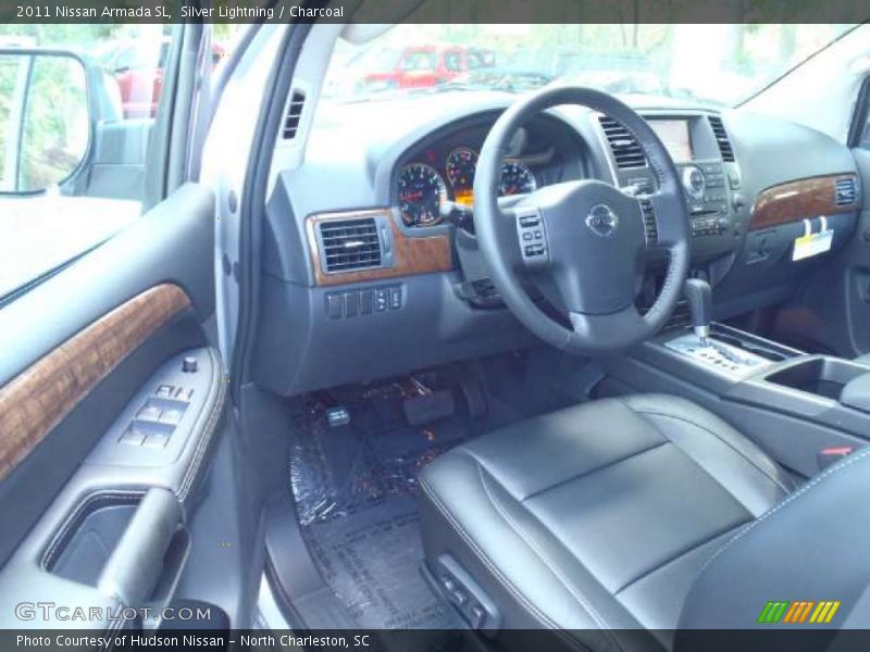  2011 Armada SL Charcoal Interior