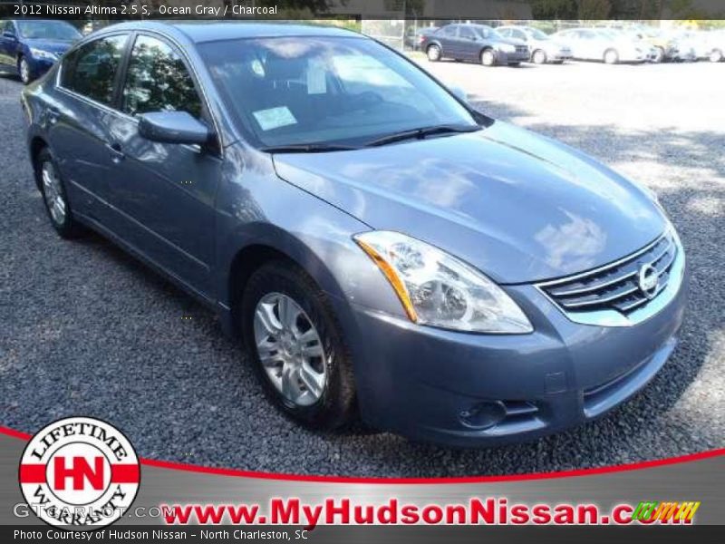 Ocean Gray / Charcoal 2012 Nissan Altima 2.5 S