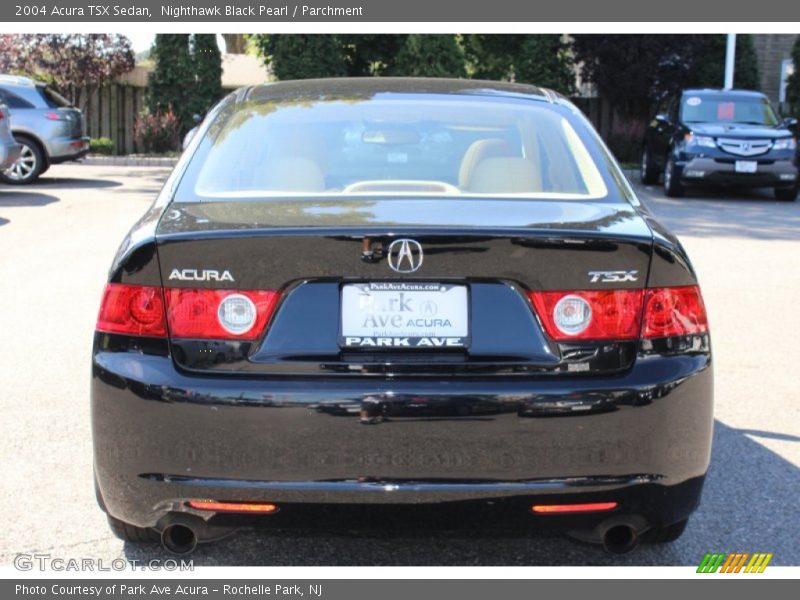 Nighthawk Black Pearl / Parchment 2004 Acura TSX Sedan