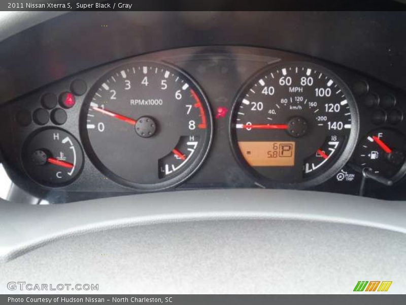 Super Black / Gray 2011 Nissan Xterra S