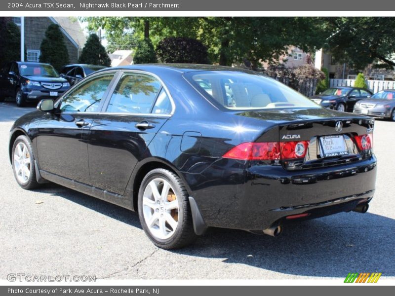 Nighthawk Black Pearl / Parchment 2004 Acura TSX Sedan
