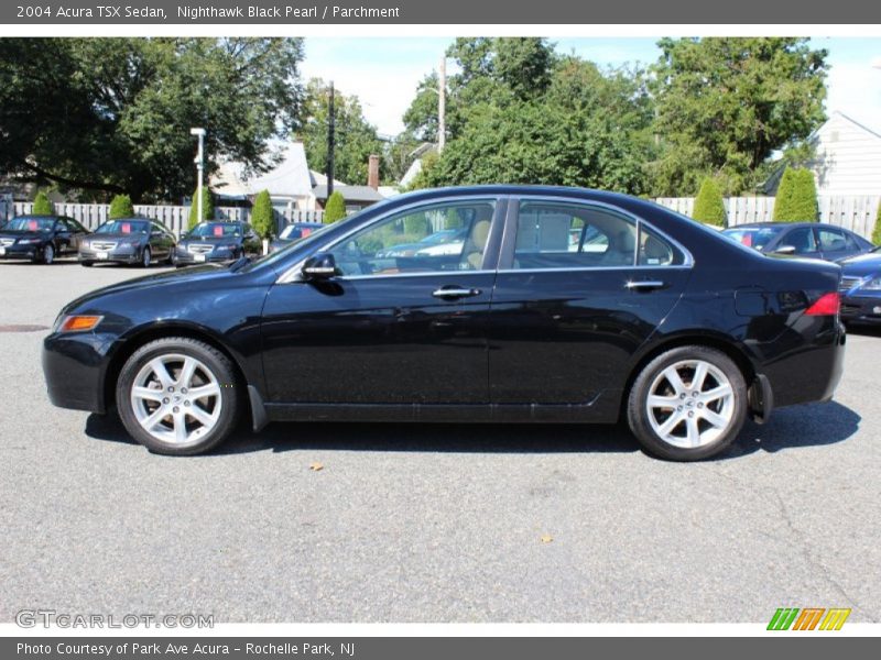 Nighthawk Black Pearl / Parchment 2004 Acura TSX Sedan