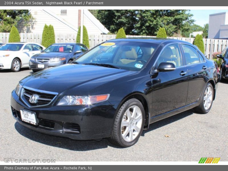 Nighthawk Black Pearl / Parchment 2004 Acura TSX Sedan