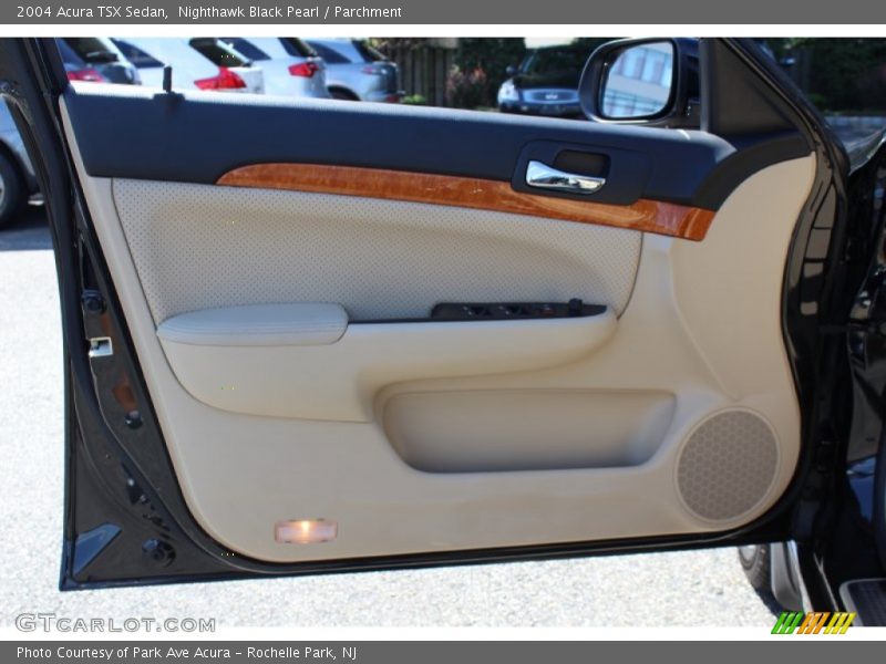 Nighthawk Black Pearl / Parchment 2004 Acura TSX Sedan