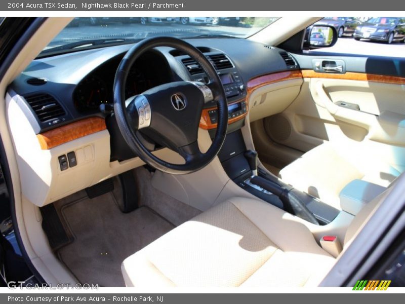Nighthawk Black Pearl / Parchment 2004 Acura TSX Sedan