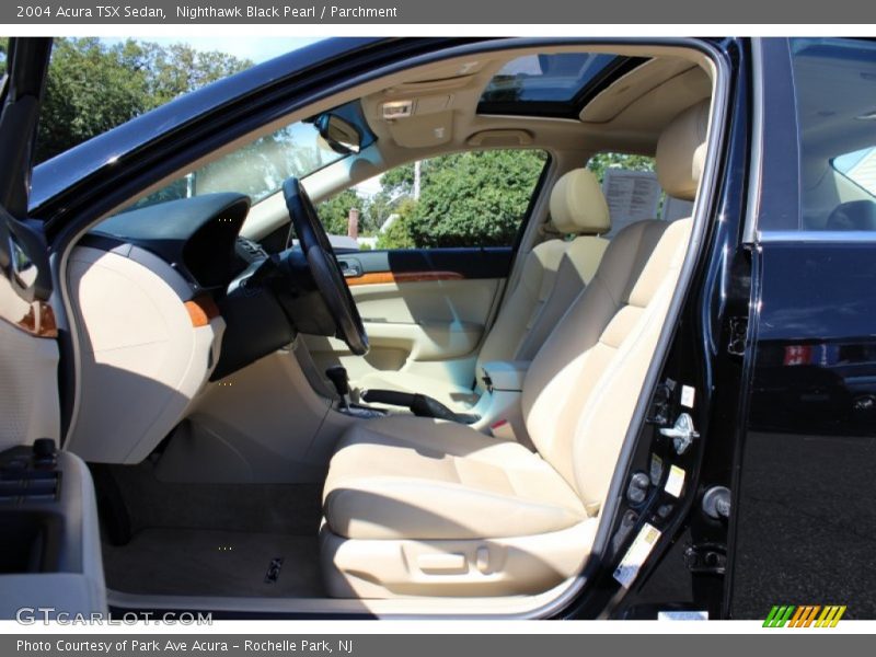 Nighthawk Black Pearl / Parchment 2004 Acura TSX Sedan