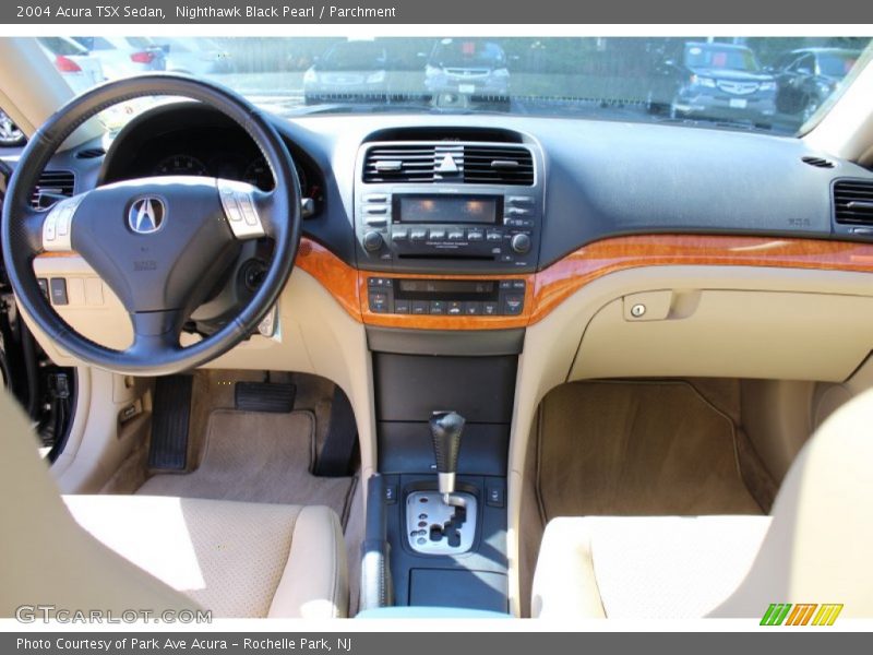 Nighthawk Black Pearl / Parchment 2004 Acura TSX Sedan