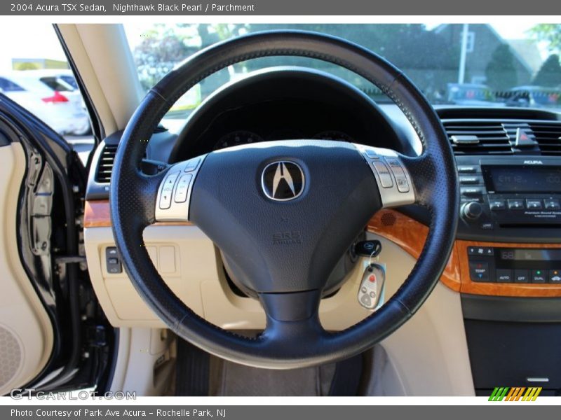 Nighthawk Black Pearl / Parchment 2004 Acura TSX Sedan