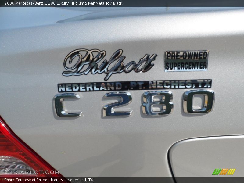 Iridium Silver Metallic / Black 2006 Mercedes-Benz C 280 Luxury