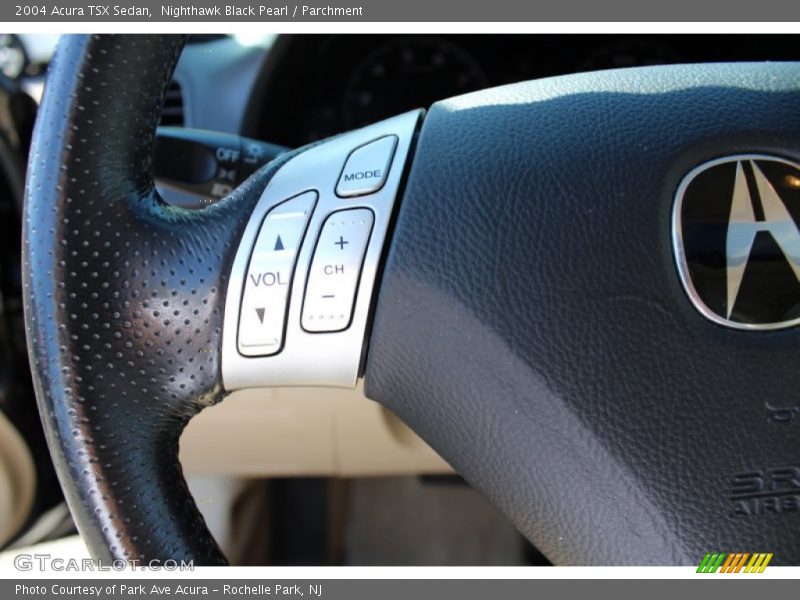 Nighthawk Black Pearl / Parchment 2004 Acura TSX Sedan