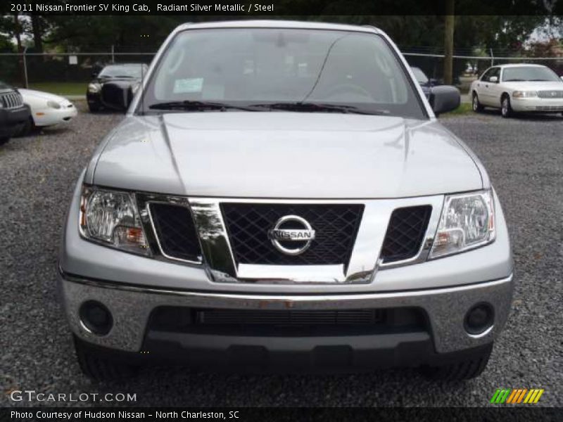 Radiant Silver Metallic / Steel 2011 Nissan Frontier SV King Cab