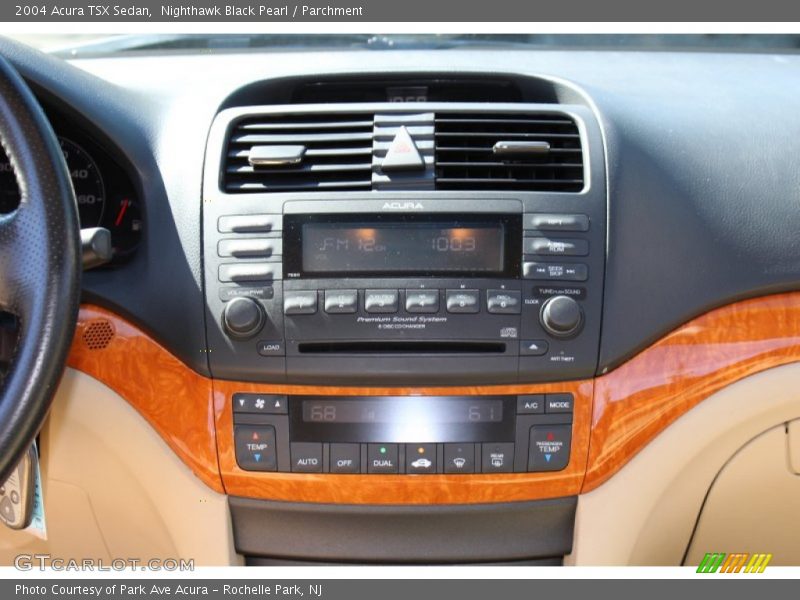 Nighthawk Black Pearl / Parchment 2004 Acura TSX Sedan