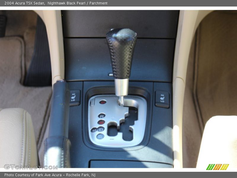Nighthawk Black Pearl / Parchment 2004 Acura TSX Sedan