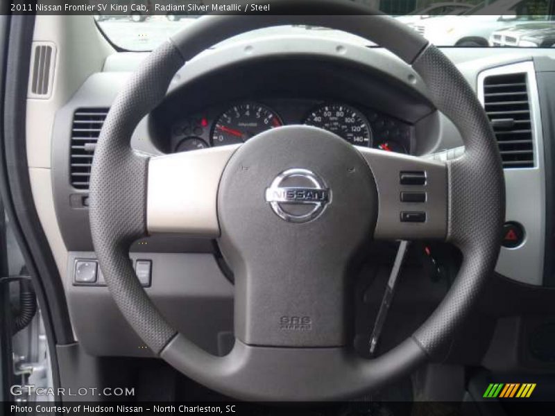 Radiant Silver Metallic / Steel 2011 Nissan Frontier SV King Cab