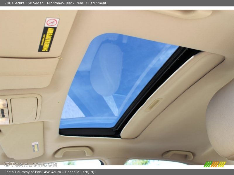 Nighthawk Black Pearl / Parchment 2004 Acura TSX Sedan