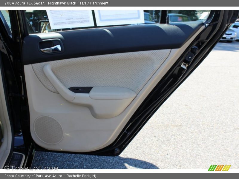 Nighthawk Black Pearl / Parchment 2004 Acura TSX Sedan
