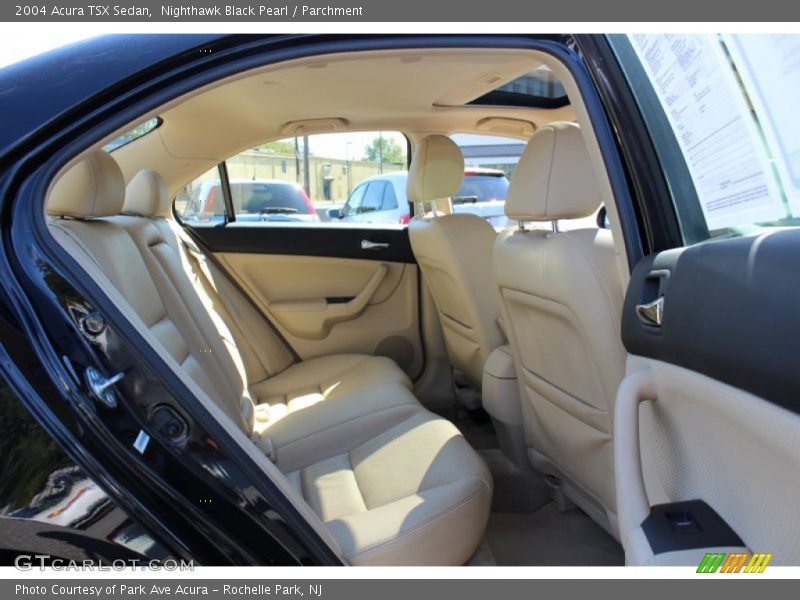 Nighthawk Black Pearl / Parchment 2004 Acura TSX Sedan