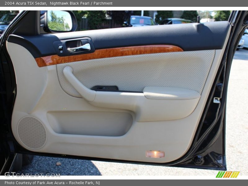 Nighthawk Black Pearl / Parchment 2004 Acura TSX Sedan