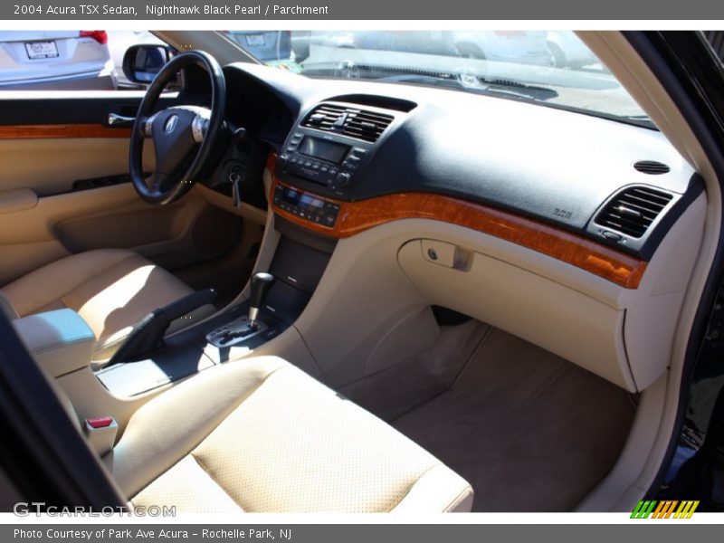 Nighthawk Black Pearl / Parchment 2004 Acura TSX Sedan