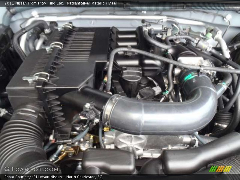 Radiant Silver Metallic / Steel 2011 Nissan Frontier SV King Cab