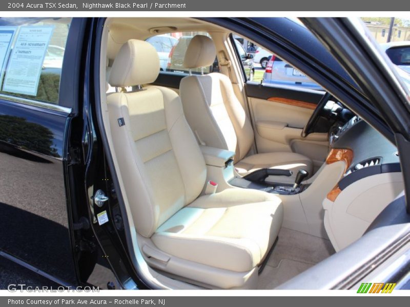 Nighthawk Black Pearl / Parchment 2004 Acura TSX Sedan
