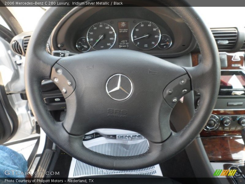 Iridium Silver Metallic / Black 2006 Mercedes-Benz C 280 Luxury