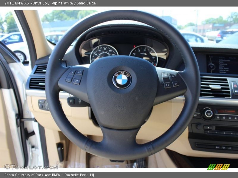 Alpine White / Sand Beige 2011 BMW X5 xDrive 35i