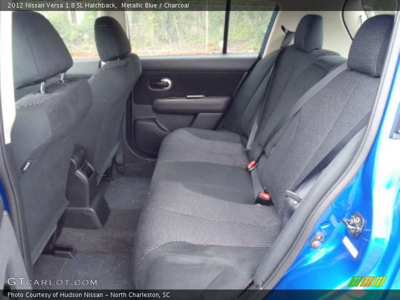 Metallic Blue / Charcoal 2012 Nissan Versa 1.8 SL Hatchback