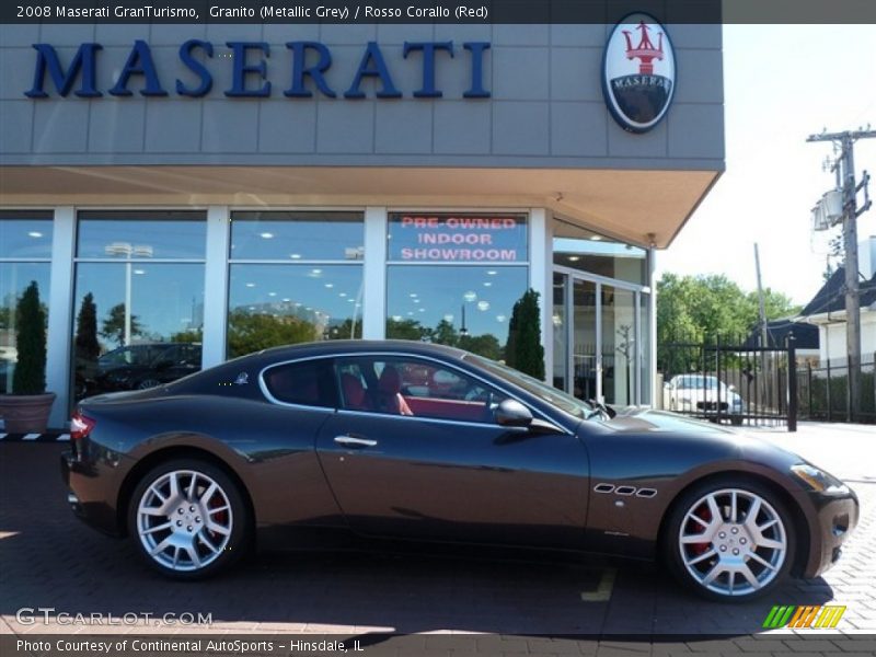 Granito (Metallic Grey) / Rosso Corallo (Red) 2008 Maserati GranTurismo
