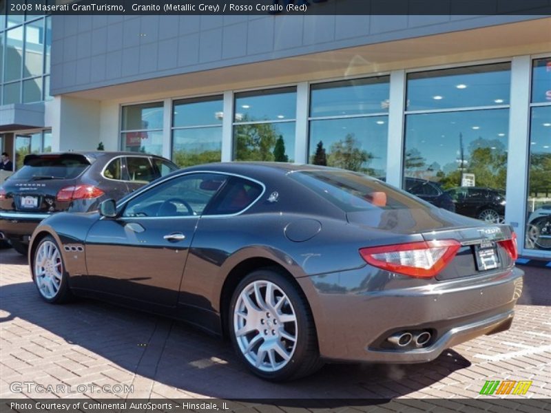 Granito (Metallic Grey) / Rosso Corallo (Red) 2008 Maserati GranTurismo