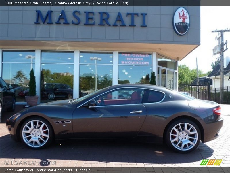 Granito (Metallic Grey) / Rosso Corallo (Red) 2008 Maserati GranTurismo